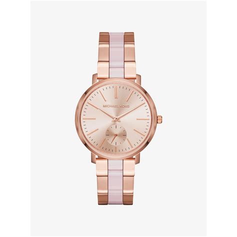 michael kors women's jaryn rose gold-tone watch mk3622|Michael Kors Women's Jaryn Three.